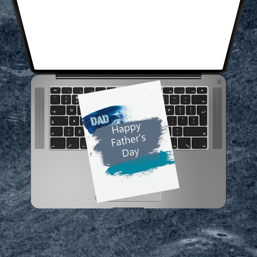 Glückliche Vatertagskarte Feiertagskarte