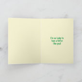 Glückliche Vatertagskarte Karte (Innenseite)