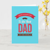 Glückliche Vatertagskarte Karte (Gelbe Blume)