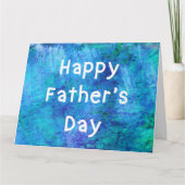 Glückliche Vatertagskarte Karte (Vorderseite)