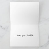 Glückliche Vatertagskarte Karte (Innenseite)