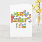 Glückliche Vatertagskarte Karte (Gelbe Blume)