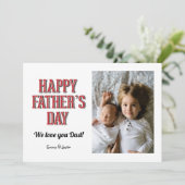 Glückliche Vatertagskarte Karte (Stehend Vorderseite)