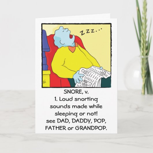 Glückliche Vatertagskarte Karte (Vorderseite)