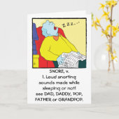 Glückliche Vatertagskarte Karte (Gelbe Blume)