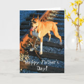 Glückliche Vatertagskarte Karte (Gelbe Blume)