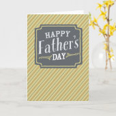 Glückliche Vatertagskarte Karte (Gelbe Blume)