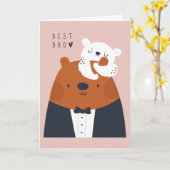 Glückliche Vatertagskarte Karte (Gelbe Blume)