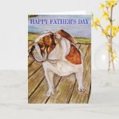 Glückliche Vatertagskarte Karte (Gelbe Blume)