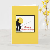 Glückliche Vatertagskarte Karte (Gelbe Blume)