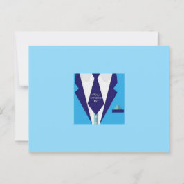 Glückliche Vatertagskarte Postkarte