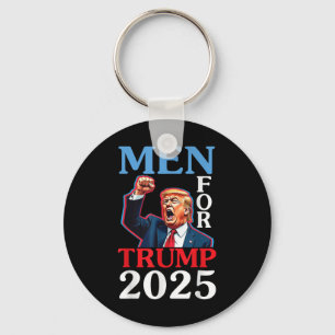 Glückliche Vatertagsmänner für Trump 2025 Daddy Pa Schlüsselanhänger