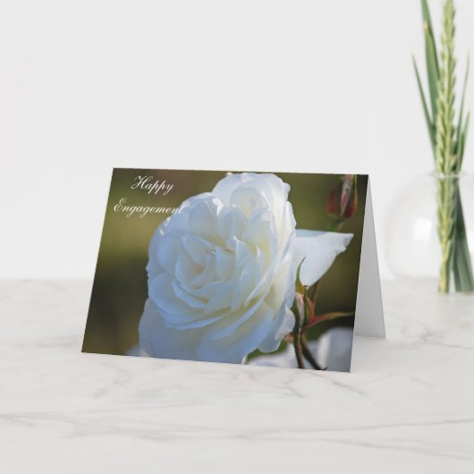 Glückliche Verlobungs-Karte Karte (Vorderseite)