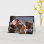 Glückliche Veteranen-Begrüßungskarte Karte (Gelbe Blume)