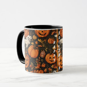 Glückliche Vintage-Halloween-Kollektion Tasse