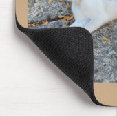 Glückliche Wakkatze Mousepad (Ecke)