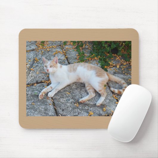 Glückliche Wakkatze Mousepad (Mit Mouse)
