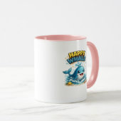 Glückliche Wal Süße Ozean Kaffeetasse (VorderseiteRechts)