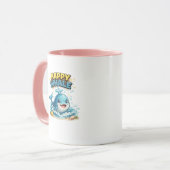 Glückliche Wal Süße Ozean Kaffeetasse (Vorderseite Links)