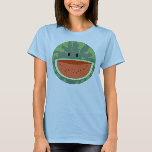 Glückliche Wassermelone T-Shirt (Vorderseite)