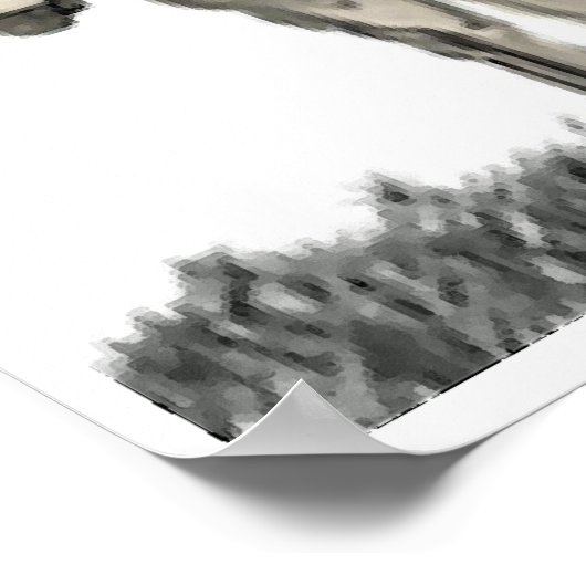 glückliche Wege Poster (Ecke)