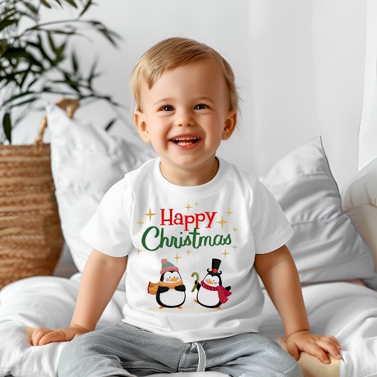 Glückliche Weihnachten Baby T-shirt