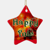 Glückliche Weihnachten-Baum-Verzierung Keramikornament (Rechts)