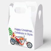 GLÜCKLICHE WEIHNACHTEN, FEIERFEIERN IM STIL GESCHENKSCHACHTEL (Geöffnet)