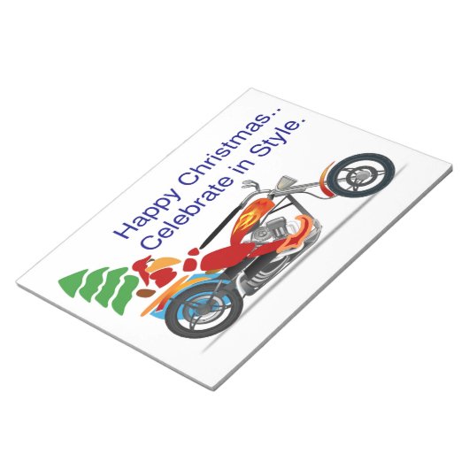 GLÜCKLICHE WEIHNACHTEN, FEIERFEIERN IM STIL NOTIZBLOCK (angewinkelt)