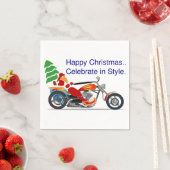 GLÜCKLICHE WEIHNACHTEN, FEIERFEIERN IM STIL SERVIETTE (Beispiel)