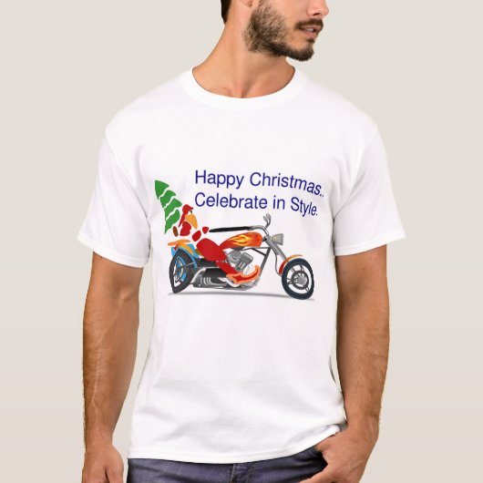 GLÜCKLICHE WEIHNACHTEN, FEIERFEIERN IM STIL T-Shirt (Vorderseite)