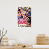 Glückliche Weihnachten & Neues Jahr Victor RCA Alt Poster (Küche)