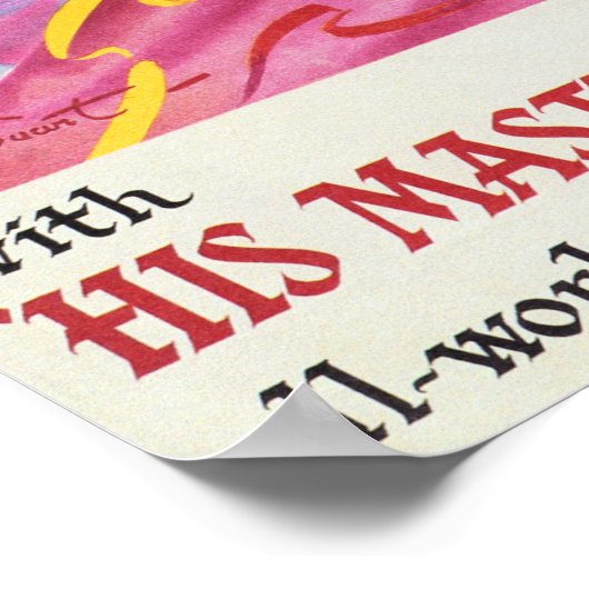 Glückliche Weihnachten & Neues Jahr Victor RCA Alt Poster (Ecke)