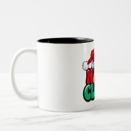 Glückliche Weihnachten Zwei-Tone-Tasse Zweifarbige Tasse
