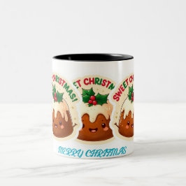 Glückliche Weihnachten Zwei-Tone-Tasse Zweifarbige Tasse