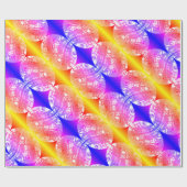 Glückliche Weihnachts-hübsche Blasen Geschenkpapier (Flach)