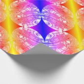 Glückliche Weihnachts-hübsche Blasen Geschenkpapier (Ecke)