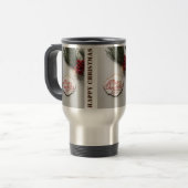 Glückliche Weihnachtsfeiertage Tasse (Vorderseite Links)