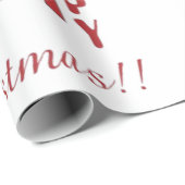 Glückliche Weihnachtsgeschenke Wrappers Geschenkpapier (Rolleneckpunkt)