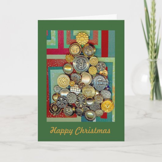 Glückliche Weihnachtskarte Feiertagskarte (Vorderseite)