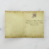 Glückliche Weihnachtskarte Feiertagskarte (Innenseite)