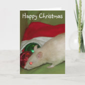 Glückliche Weihnachtskarte Feiertagskarte (Vorderseite)