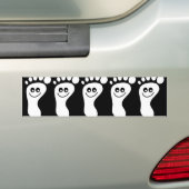 Glückliche weiße Füße Autoaufkleber (Auf Auto)