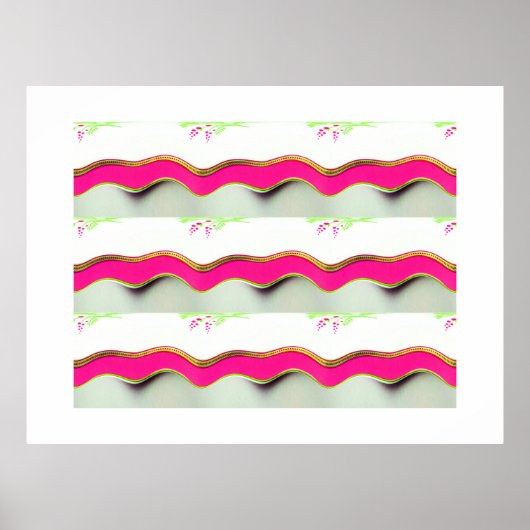 Glückliche Wellen Poster (Vorne)