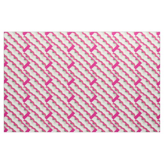 Glückliche Wellen Stoff (Fat Quarter (45,7 x 55,9 cm))