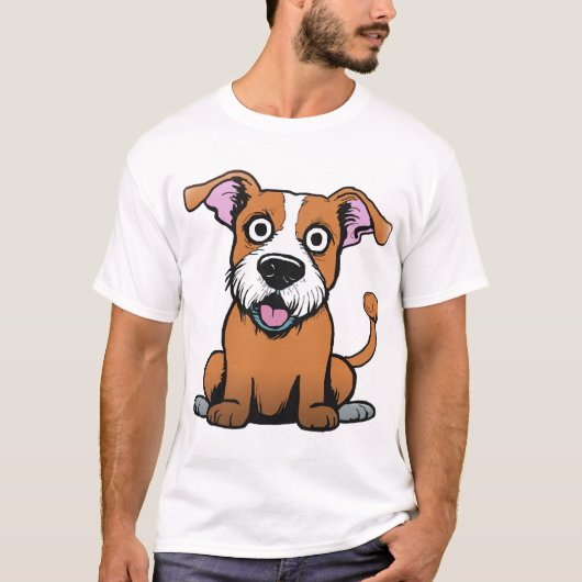 Glückliche Welpenparade T-Shirt (Vorderseite)
