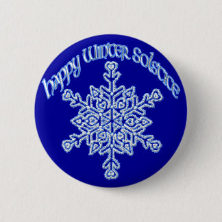 Glückliche Winter-Sonnenwende Button