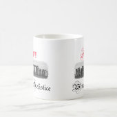 Glückliche Winter-Sonnenwende Stonehenge Kaffeetasse (Mittel)