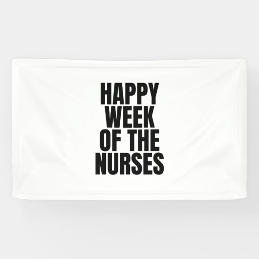 glückliche Woche der Krankenschwestern Banner (Horizontal)