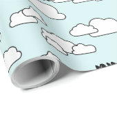 Glückliche Wolken Geschenkpapier (Rolleneckpunkt)